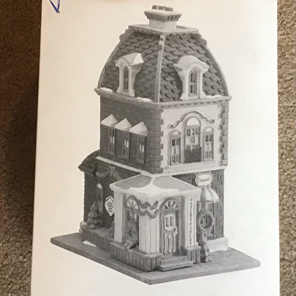 Department 56 Christmas in the City the Haberdashery In The Original Box!